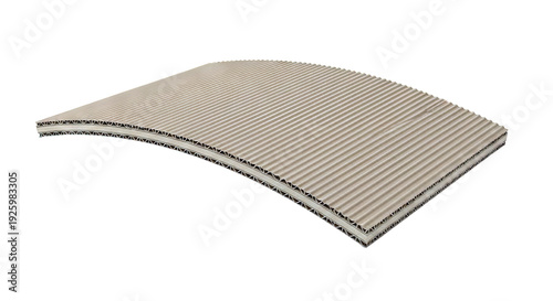 Curved Corrugated Cardboard Sheet
