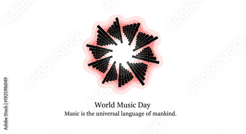 World Music Day vector graphic