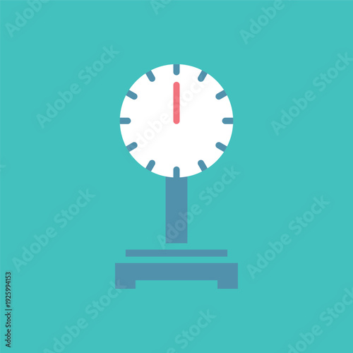 シンプルな体重計のベクターアイコン