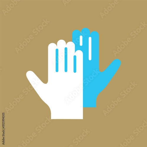 ビニール手袋アイコン