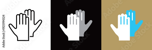 ビニール手袋アイコン