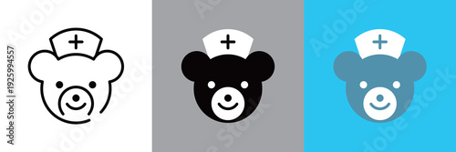 熊の看護師アイコン