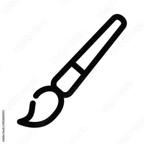 Paintbrush icon design template