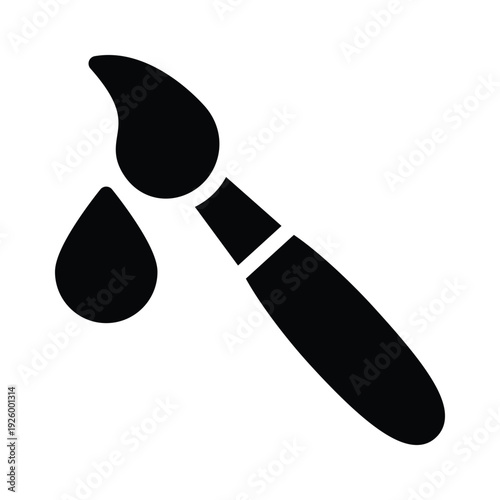Paintbrush icon design template