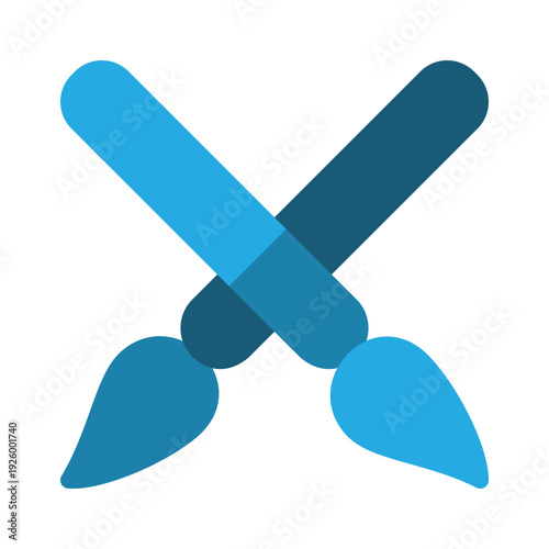 Paintbrush icon design template