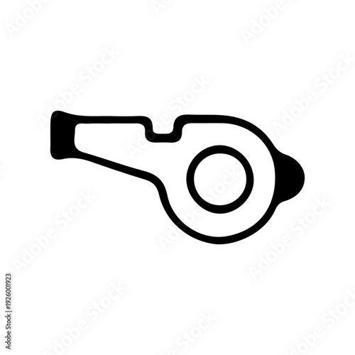 Whistle Icon Outline