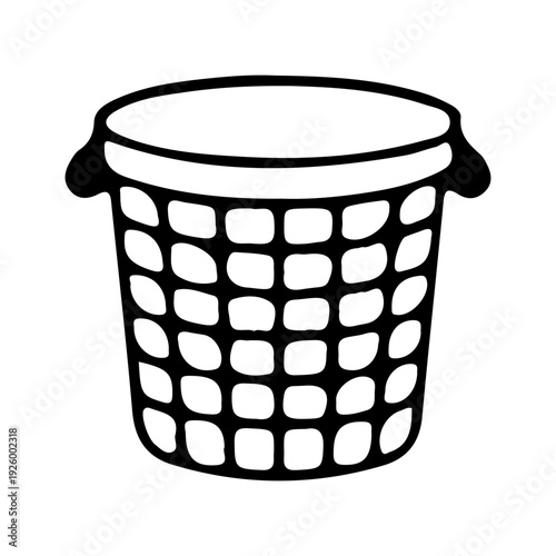 Simple Laundry Basket Icon