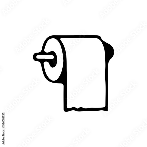 Toilet Paper Roll Icon