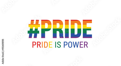 LGBTQ pride logo vector