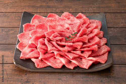 Tablou pe pânză すき焼き用牛肉