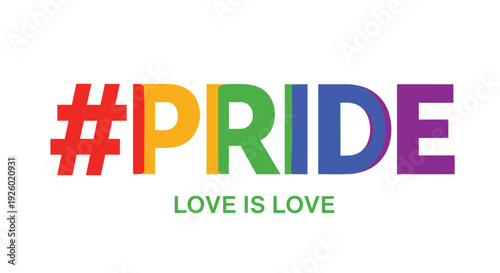 Pride month symbol vector