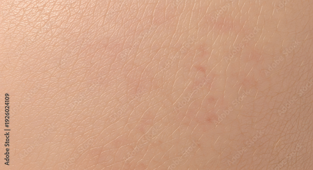 Fototapeta premium Close up macro view of healthy human skin showing pores and fine lines