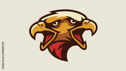 Fierce Eagle Mascot Logo for Sports Teams and Brands - Bold Mascot Design