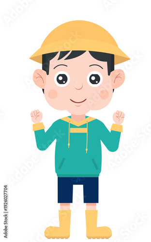 funny cartoon farmer