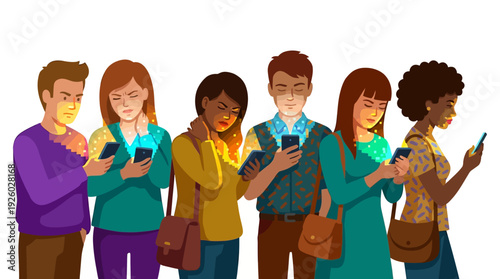 Digital Strain & Smartphone Overuse: Diverse People with Neck Pain, Eye Fatigue & Health Issues