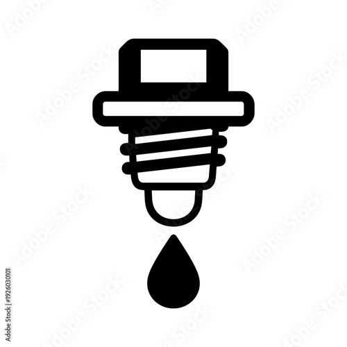 Oil Drain Plug Symbol for Automotive Lubrication and Maintenance