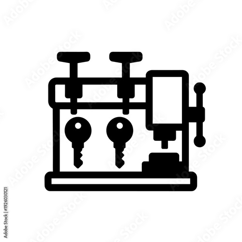 Key Cutting Duplication Machine for Locksmith and Hardware Services