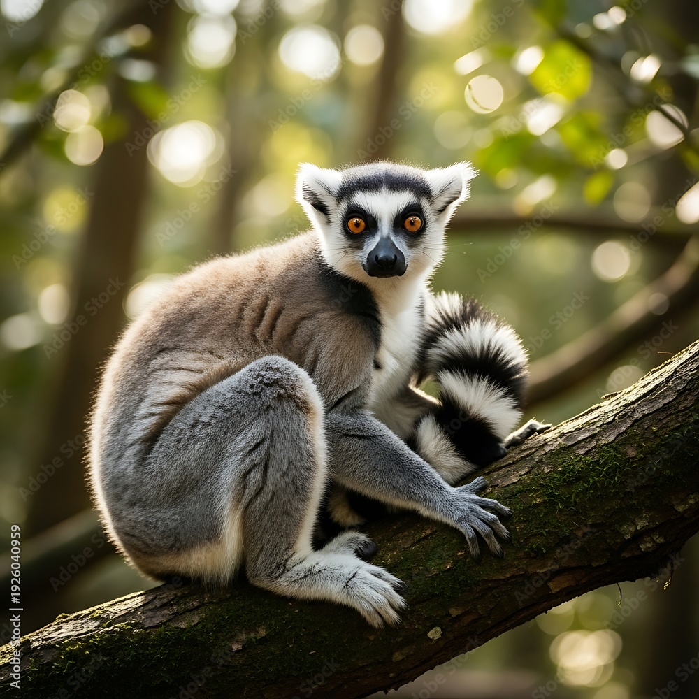 Fototapeta premium Sun-Dappled Watcher