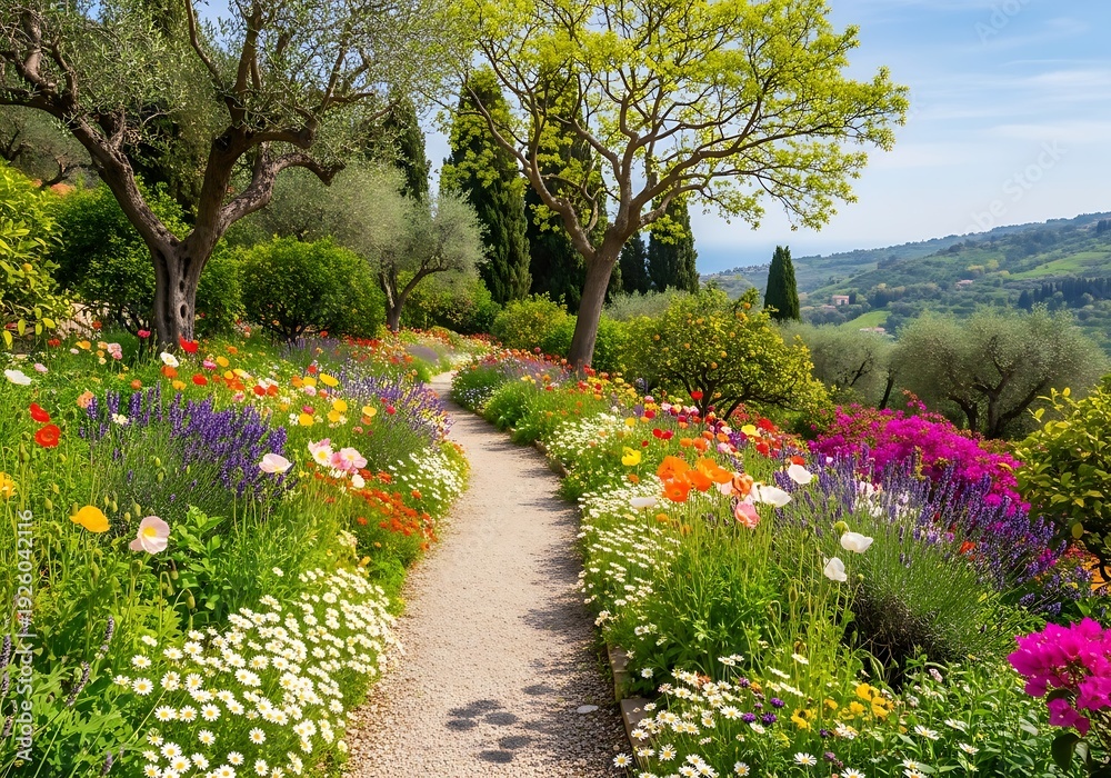Obraz premium The Bloom's Pathway.