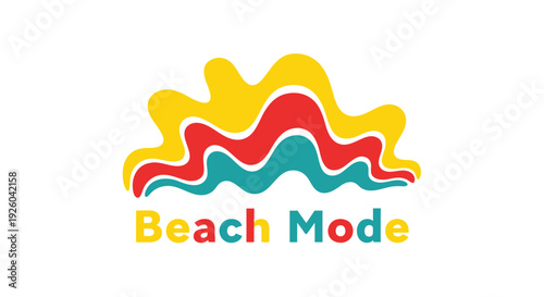 Beach Mode logo vector