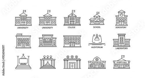 Collection of Architectural Building Designs.