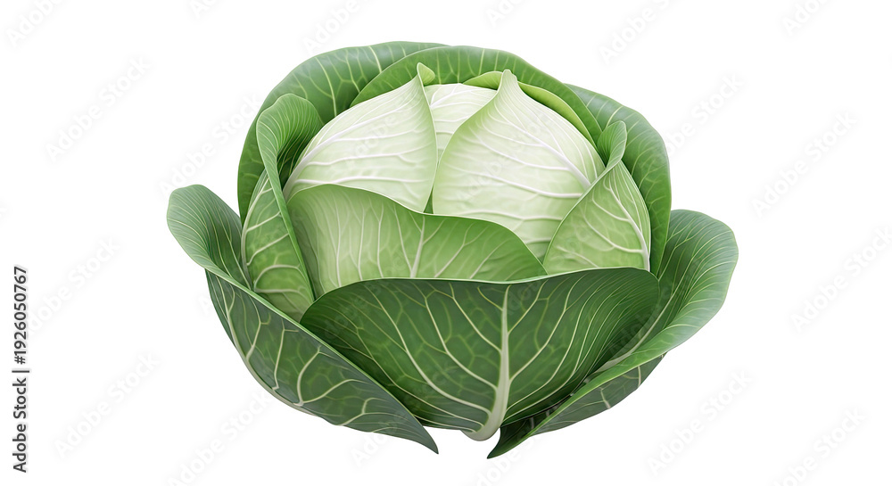 Obraz premium Fresh Green Cabbage