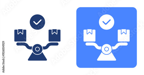 Inventory Balance icon, with contrast background.