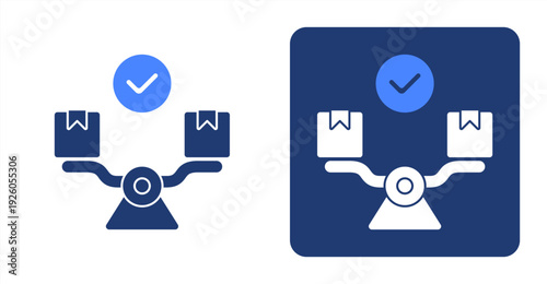 Inventory Balance icon, with contrast background.
