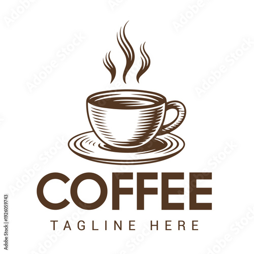 Vintage coffee logo design