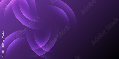 Stylish minimal circle pattern background in purple tones, ideal for banners, presentations, and web design.