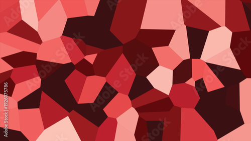 Abstract triangles background, deep red pattern, rich polygonal texture