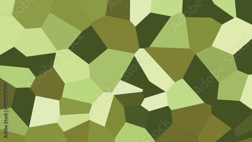 Green polygonal shapes, abstract triangles background, geometric pattern