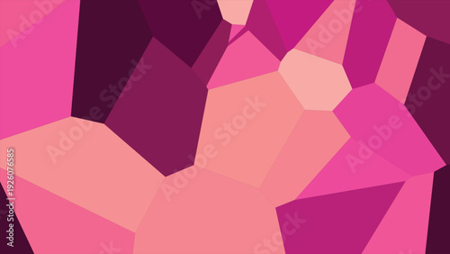 Pink abstract triangles background, magenta polygons, geometric pattern