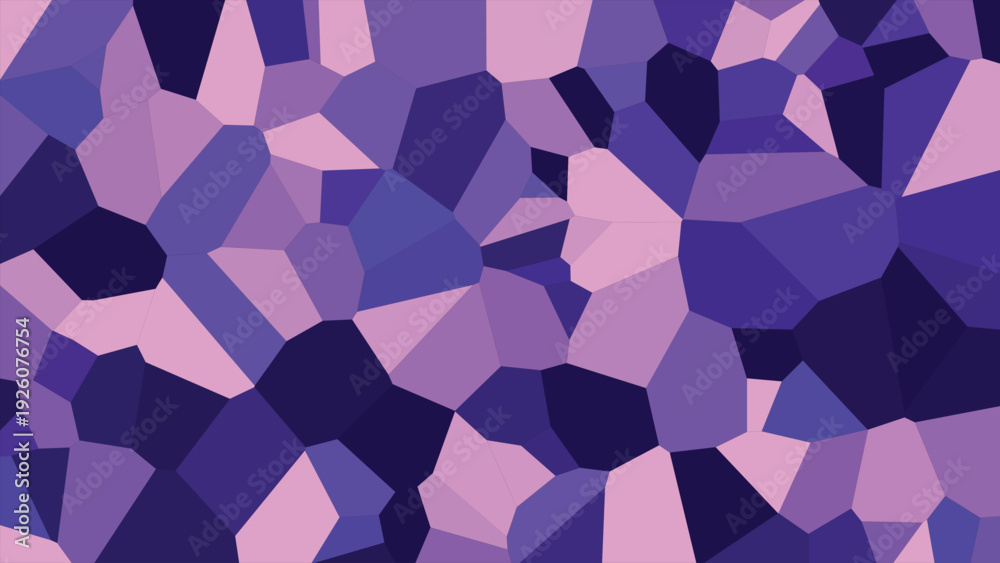 Fototapeta premium Purple polygon pattern, abstract triangles background, violet texture shapes