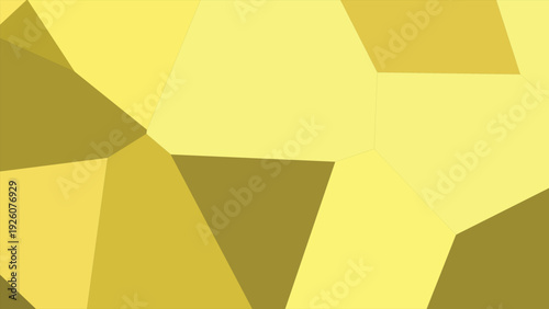 Yellow abstract triangles background, golden polygons, geometric pattern
