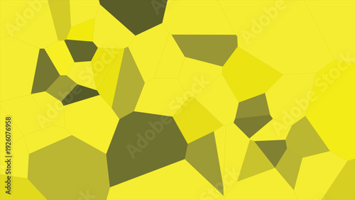 Yellow polygonal shapes, abstract triangles background, vibrant pattern