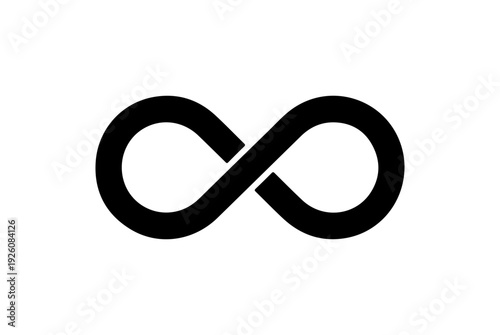 Elegant infinity symbol for limitless possibilities and growth