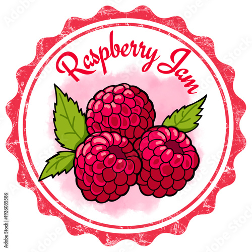 raspberry with leaves