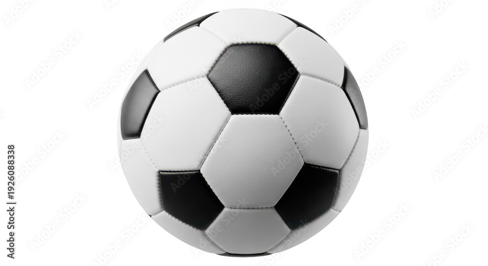 Fototapeta premium Soccer ball isolated on transparent background