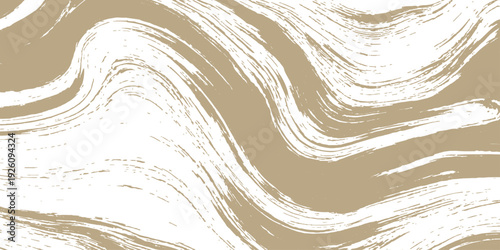 An abstract grunge watercolor background features a blue liquid surface with ripple patterns and soft light reflections across the wet texture of a summer ocean wave