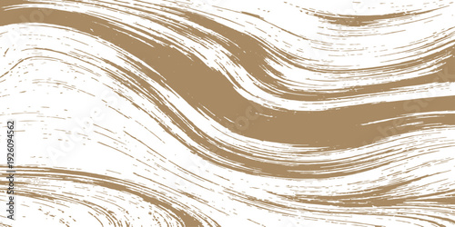 Abstract nature design featuring an old brown wooden surface with a light textured pattern of water waves on a material wood backdrop