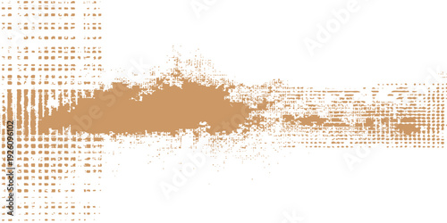 Abstract grunge background with halftone patterns and vintage paper textures creates a dirty technology concept illustration featuring an old vector frame border for a stylish art wallpaper backdrop