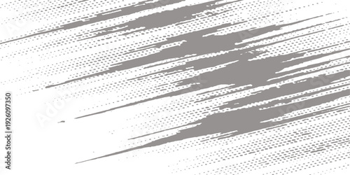 A vector illustration of a binary code background overlaying a financial document and business newspaper to represent digital media information