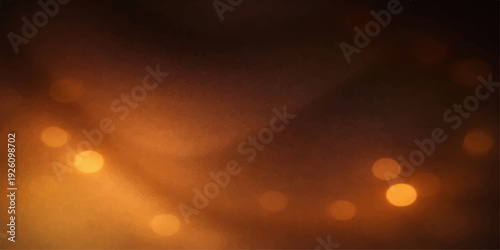 An abstract background features a bright bokeh effect with glowing orange and red fire energy, creating a motion design of shining sun rays and dark space texture in a vibrant loop animation