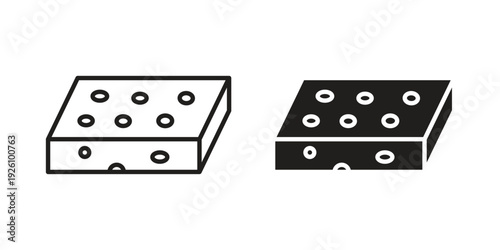 Halva icon vector logo design element. Vector emblem template.