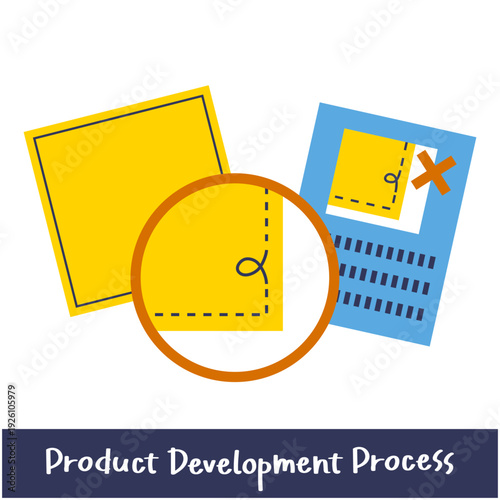 Product Sample Review and Quality Check Business Concept Illustration