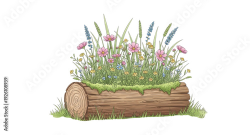 Beauty on a Tree Stump