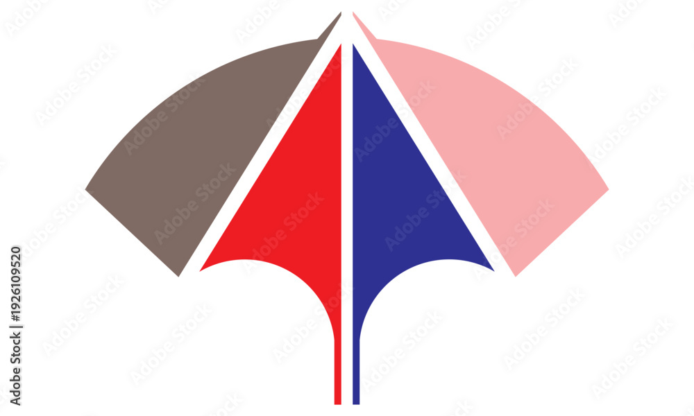 Obraz premium Creative Rain Protection Symbol