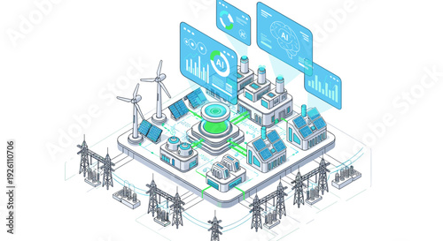 Smart city technology with digital interfaces and connected infrastructure