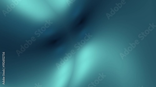 Abstract teal gradient background with smooth flowing curves